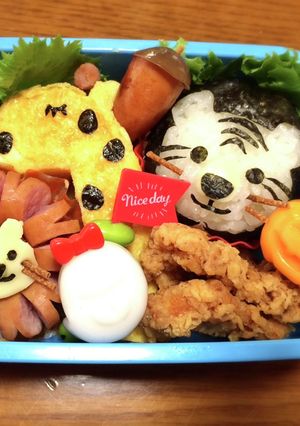 ホワイトタイガー遠足弁当-レシピのメイン写真