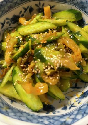 搾菜ミックスで旨辛おつまみ-レシピのメイン写真