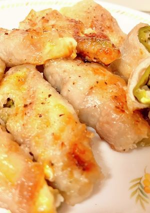 我が家の簡単ピーマンの味噌肉巻き-レシピのメイン写真