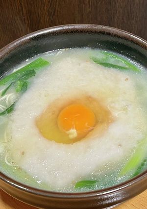 山芋たっぷり•山かけラーメン-レシピのメイン写真