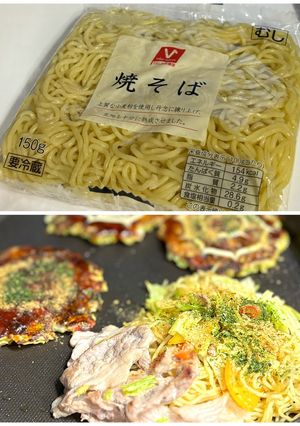 焼きそばの蒸しそばはレンチンして時短♪-レシピのメイン写真