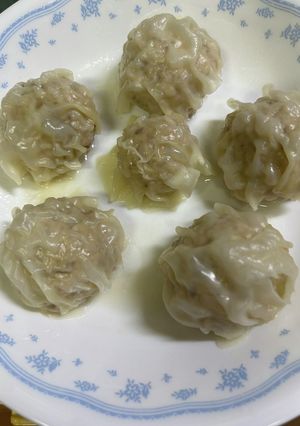 レンジで簡単!ひっくり返ったしゅうまい-レシピのメイン写真