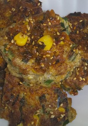 お肉なし☆れんこん豆腐バーグ-レシピのメイン写真