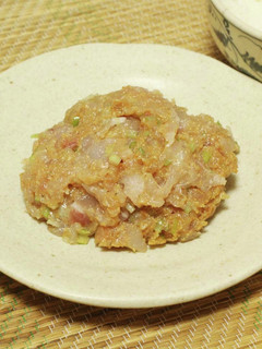 鯛のなめろう-レシピのメイン写真
