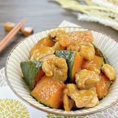 A picture of とろ甘ほっこり＊かぼちゃと鶏肉の煮物＊.
