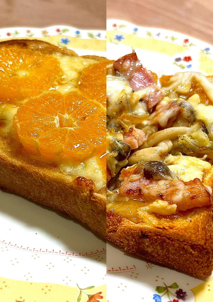 青みかん和風ソース　ピザトースト-レシピのメイン写真