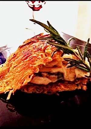 香り最高！味噌チーズ椎茸のポテトサンド-レシピのメイン写真