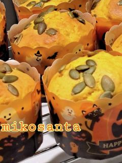 HMでハロウィン☆カボチャマフィン-レシピのメイン写真