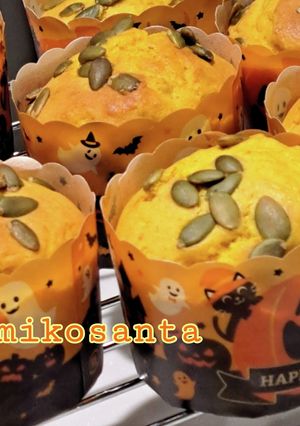 HMでハロウィン☆カボチャマフィン-レシピのメイン写真