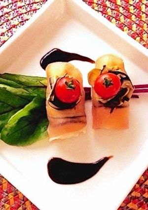柔らかお餅と、生ハムのインボルティーニ-レシピのメイン写真