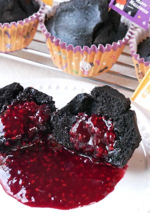 【ハロウィンに♪】ベリーとココアマフィン-レシピのメイン写真
