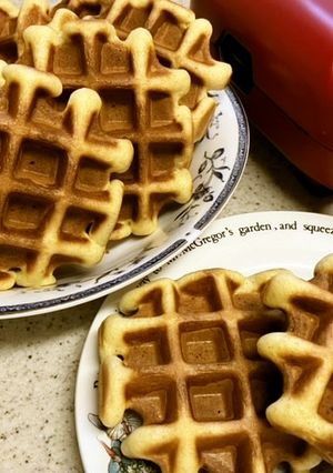 ワッフル(ホットケーキミックス使用)-レシピのメイン写真