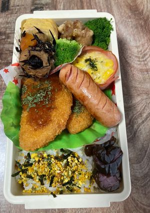 学生　弁当　のっけ弁当　通学弁当-レシピのメイン写真