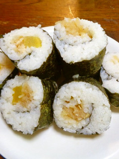 切り干し大根とたくわんの巻物-レシピのメイン写真