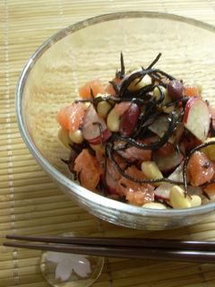 グレープフルーツとひじきの豆サラダ-レシピのメイン写真
