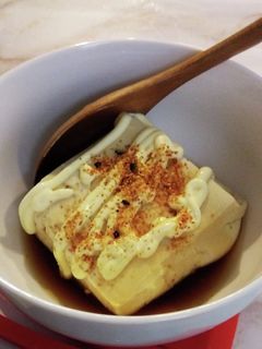 レンジで簡単1品☆七味マヨ温奴☆-レシピのメイン写真