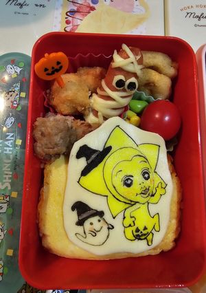 ハロウィン星ひかる弁当~♪-レシピのメイン写真