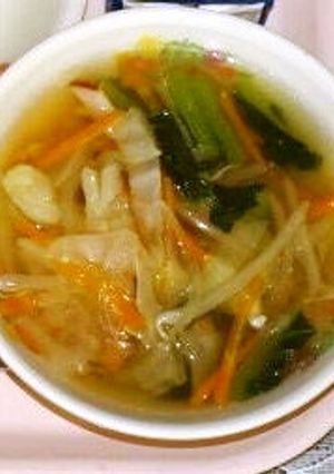 野菜スープ★宇都宮学校給食-レシピのメイン写真