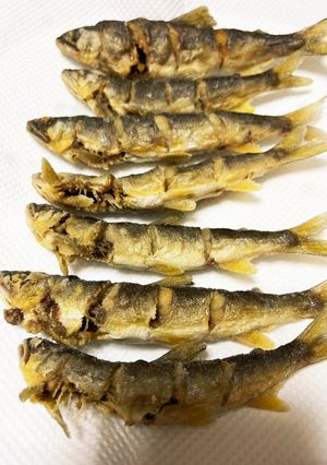 料理屋のおじさんに教わった小鮎の唐揚げ-レシピのメイン写真