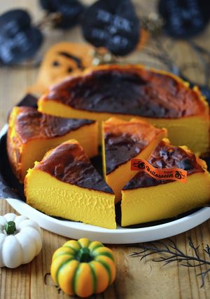 かぼちゃのバスクチーズケーキ♡-レシピのメイン写真