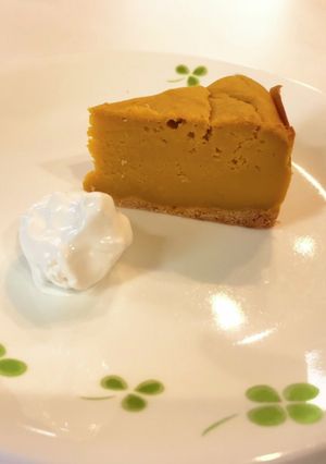 混ぜるだけ!管理栄養士の南瓜チーズケーキ-レシピのメイン写真
