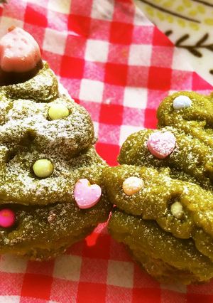 レンジで簡単！クリスマスツリーモンブラン-レシピのメイン写真