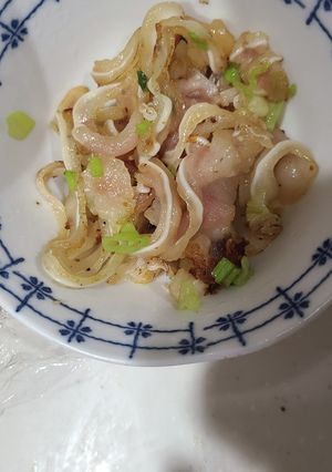 ミミガー炒め 食欲が落ちるこの季節に-レシピのメイン写真
