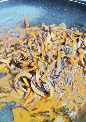 乾物活用！ひじきのカレー炒め煮-レシピのメイン写真