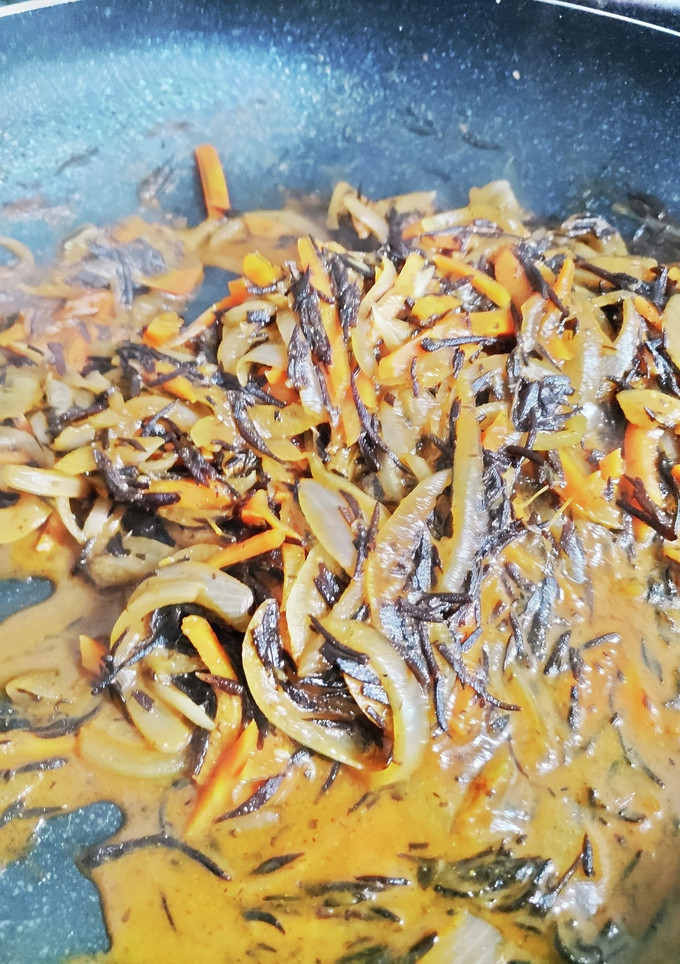 乾物活用！ひじきのカレー炒め煮-レシピのメイン写真