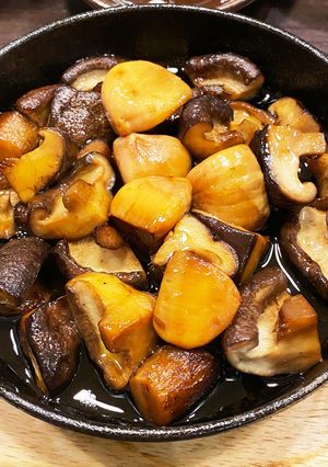 ニンニク醤油の　椎茸アヒージョ-レシピのメイン写真