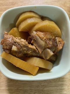 豚のスペアリブと大根の煮物-レシピのメイン写真