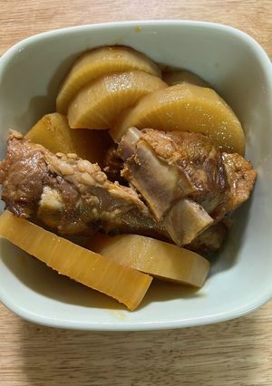 豚のスペアリブと大根の煮物-レシピのメイン写真