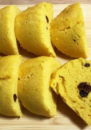 レンジでパンプキンケーキ-レシピのメイン写真