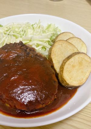 ハンバーグ-レシピのメイン写真