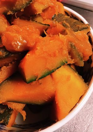 ポックリかぼちゃ煮物-レシピのメイン写真