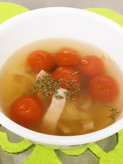 ミニトマトのコンソメスープ♫-レシピのメイン写真