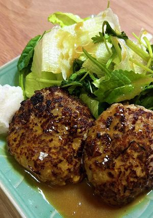 青みかん和風ハンバーグ-レシピのメイン写真