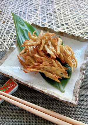 カット野菜で簡単★ごぼうの天ぷら-レシピのメイン写真