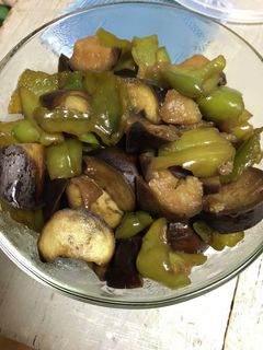 茄子とピーマンの味ぽん炒め。-レシピのメイン写真