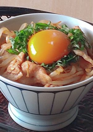 豚バラもやし丼★旨辛濃厚ダレ★1人ごはん-レシピのメイン写真