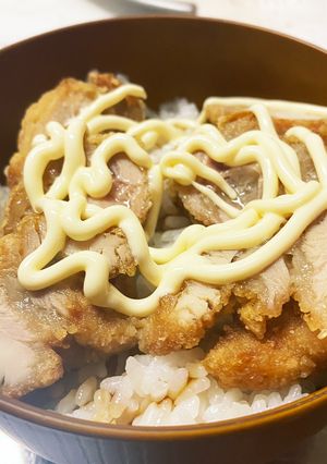 簡単&時短　コンビニからマヨあげ丼-レシピのメイン写真