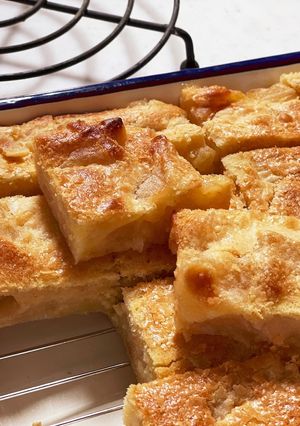 体に優しい煮りんごの米粉ケーキ-レシピのメイン写真