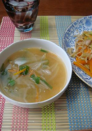 豚の旨みと野菜ﾀｯﾌﾟﾘ☆茹で汁で豚汁-レシピのメイン写真