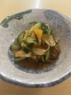 柿入りさっぱり酢の物-レシピのメイン写真