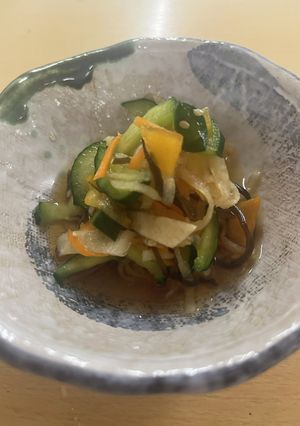 柿入りさっぱり酢の物-レシピのメイン写真