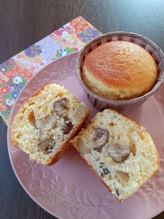 甘栗のカップケーキ-レシピのメイン写真