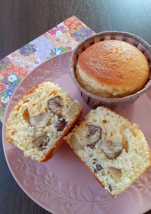甘栗のカップケーキ-レシピのメイン写真