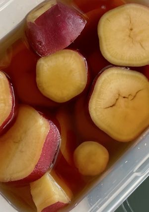 塩カンロ飴でさつまいもの甘煮-レシピのメイン写真