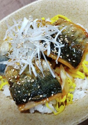鯵の蒲焼き丼-レシピのメイン写真