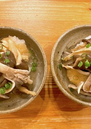 簡単！！霜降りひらたけオンザ大根おろし-レシピのメイン写真